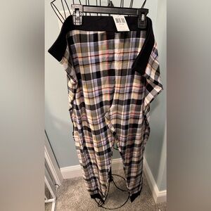 New Vera Bradley Women ladies ribbed jogger pajama pants Perfectly Plaid 3X 3XL